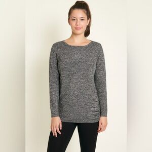 Soft Sweater Charcoal/White Blend